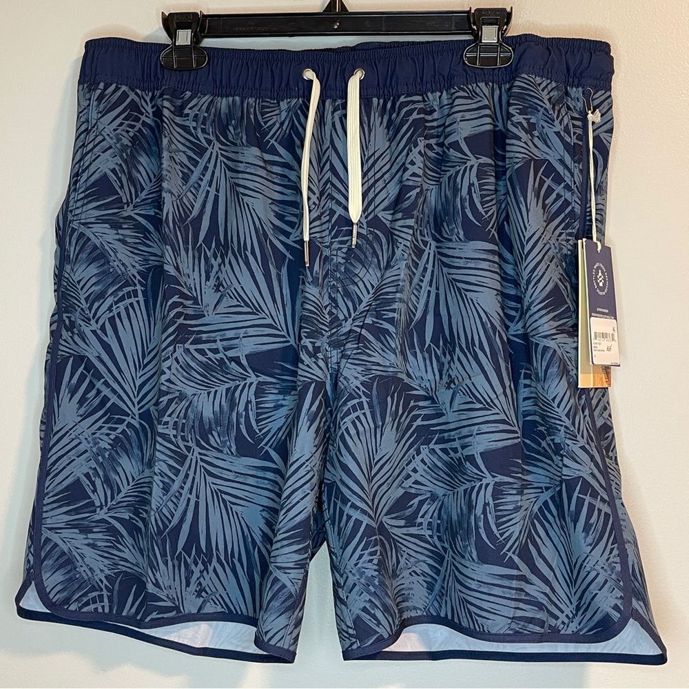 Fair Harbor The Anchor 8" Swim Shorts Grey Floral Anchor XXL